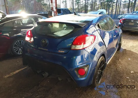 2016 Hyundai Veloster Turbo из США, поврежденный, VIN KMHTC6AE6GU291992